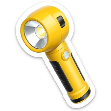 Flashlight Yellow sticker