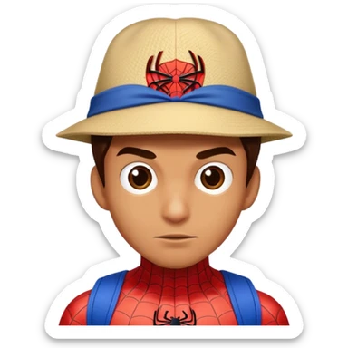 человек-паук в шляпе sticker