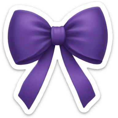 Bow sticker