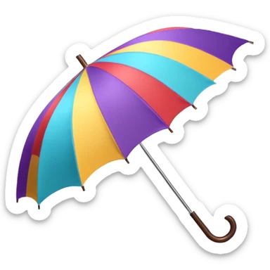 aesthetic umbrella sticker