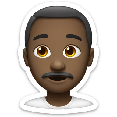 Downcast and tear sticker