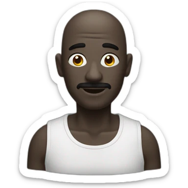 Un gros fumeur noir sticker