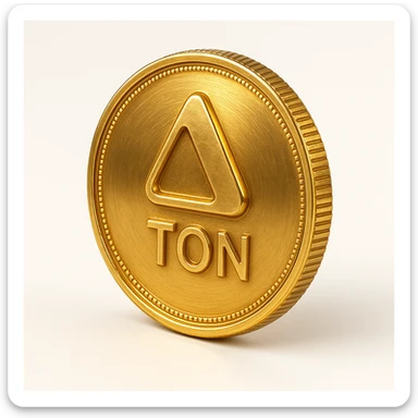 Ton coin монетка  sticker