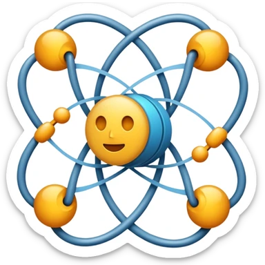 Quantum mechanics sticker