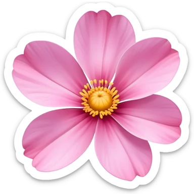 Flower pink sticker