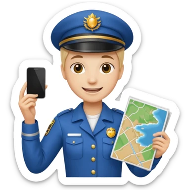 Tourist Guide sticker