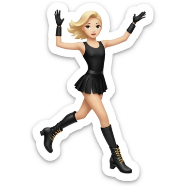 drill team dance boots sticker