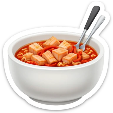 bowl of kimchi sticker