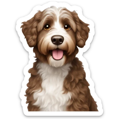 Aussidoodle Brown sticker