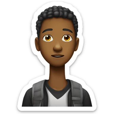 Imagine the face of a teenager when they want to tell their father that they hate the new school they’ve been transferred to. Their expression might show frustration, sadness, fear, and yet a glimmer of hope sticker