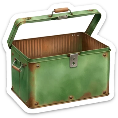 Watercolor Tin (metal half-pan box / field tin) sticker
