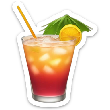Sex on the beach cocktails sticker