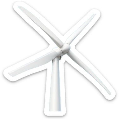 windturbine sticker