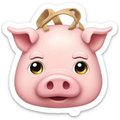 A pig bag sticker