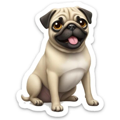 pug sticker