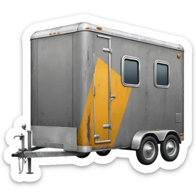 Enclosed trailer sticker