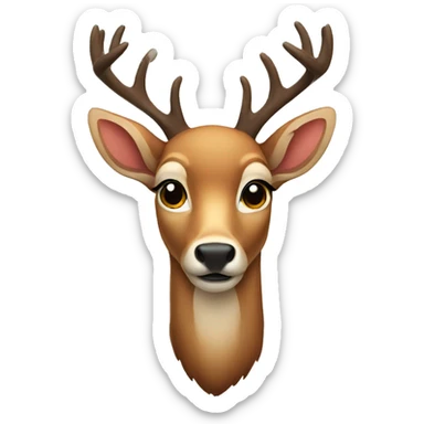 Deer sticker