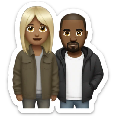 Kanye wes sticker