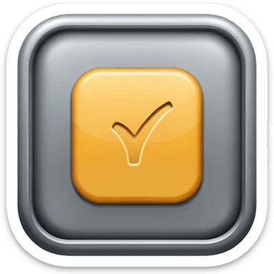 Check Mark Button replace Check Mark icon with number 165 inside the button sticker