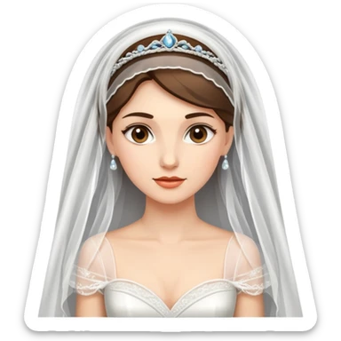 Bride on a yacht  sticker
