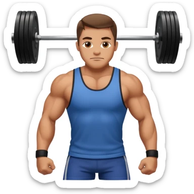 weightlifter sticker