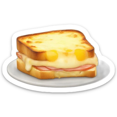 croque monsieur sticker