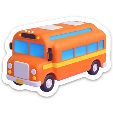 floating bus sticker
