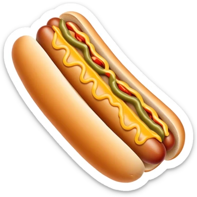 Hot dog  sticker
