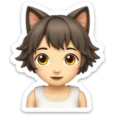 neko-girl sticker