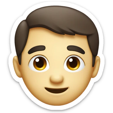 Flirting winky face sticker