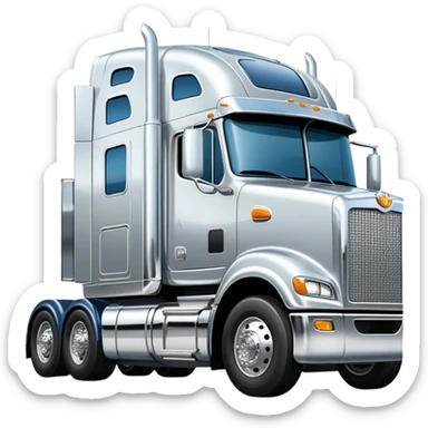 18 wheeler  sticker