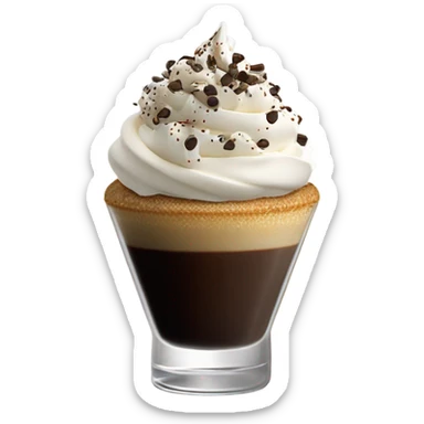 Espresso cupcake martini  sticker