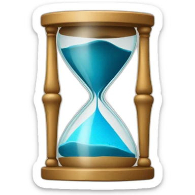 the letters RS with an hourglass in the R sticker