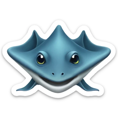 a stingray sticker