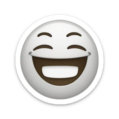 emoji laugh finger in front sticker