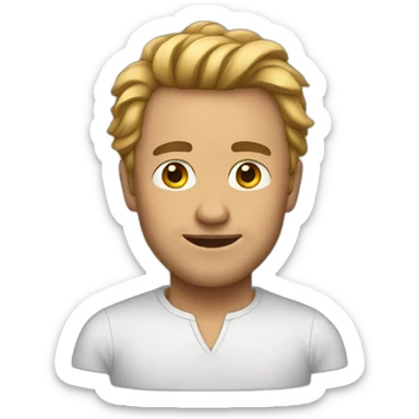 man informal sticker