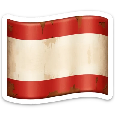 Indonesia flag poop in the mid sticker