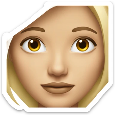 Hair salon hair blonde sticker