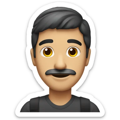 Typical chilean guy with chupalla sticker