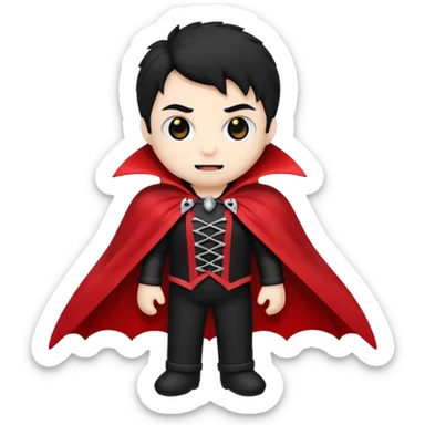 Vampire plushie  sticker