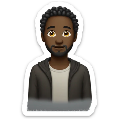 Make a black male with dread  sticker