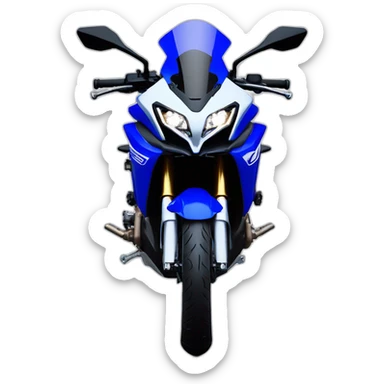 Yamaha tracer 7 icon performance blue and silver sticker