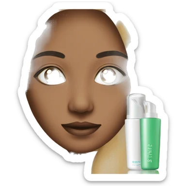skin care product sticker