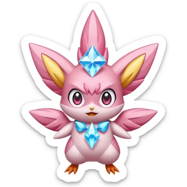 Victini-Diancie-fusion sticker