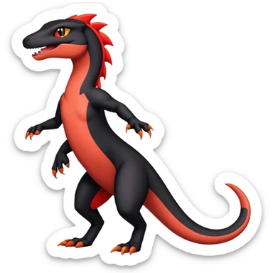 Salandit-Salazzle-Litten-Hybrid (Full body) sticker