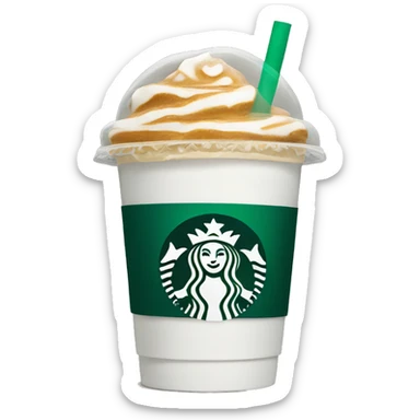 Starbucks drink sticker
