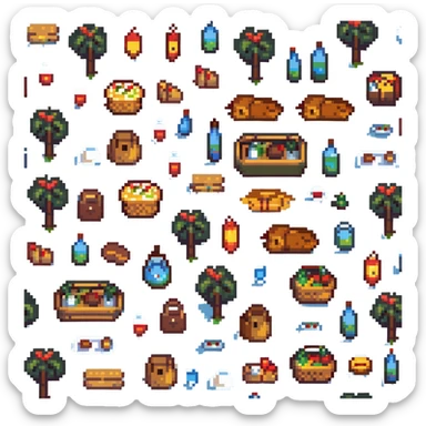 picnic in the park sticker