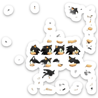 Shadow the Hedgehog sonic sticker