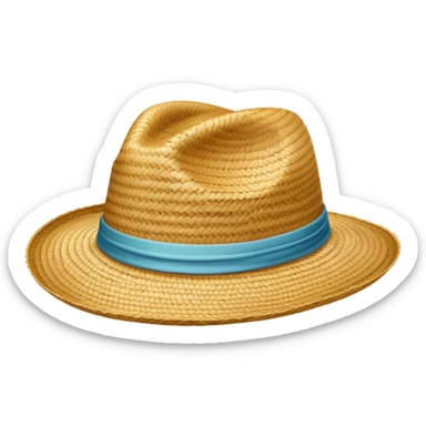 Straw hat  sticker