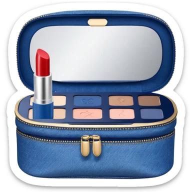 Make up kit clarins denim design sticker